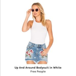 Free People Bodysuit with Open Back